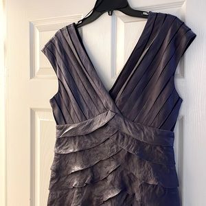 Excellent condition Adrianna Pappel Gown. Metallic deep purple. Size 12
